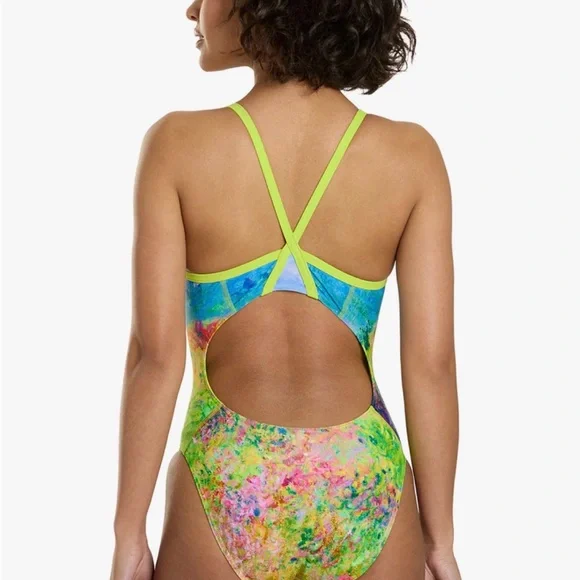 Monet / Impressionist Women's One-Piece Swimsuit - Picture 2 of 7